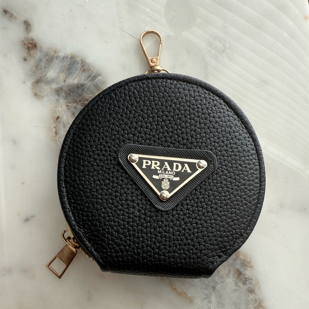 Upcycled Black Pouch Accessory